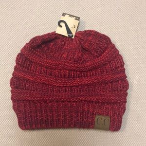 C.C Classic Beanie in Burgundy
